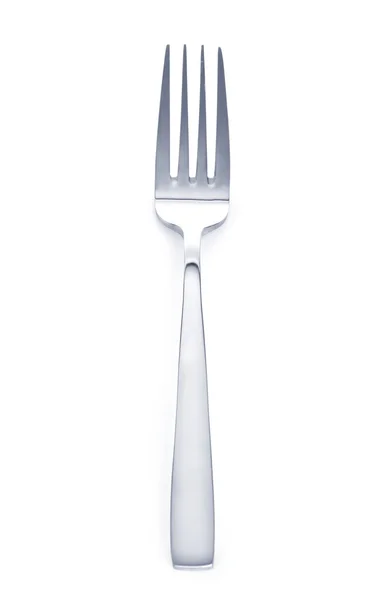 En gaffel på hvit bakgrunn. stockbilde
