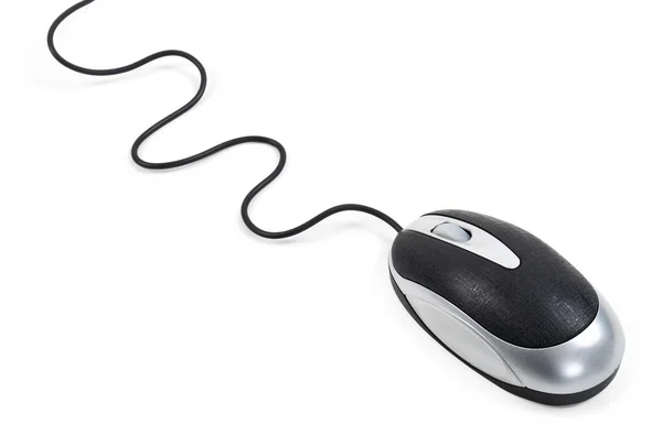 Mouse del computer isolato su uno sfondo bianco — Foto Stock