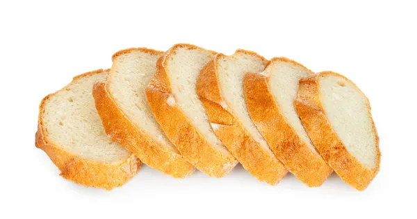 Fresh sliced bread isolated on a white background — Stock Photo, Image