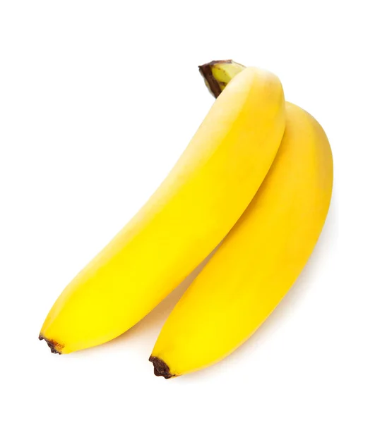 Plátanos aislados sobre fondo blanco — Foto de Stock