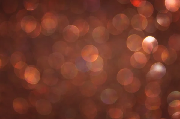 Sfondo marrone. Elegante sfondo astratto con bokeh luci sfocate — Foto Stock