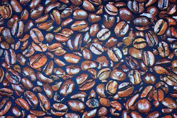 พื้นหลังวอลล์เปเปอร์ของเมล็ดกาแฟ — ภาพถ่ายสต็อก