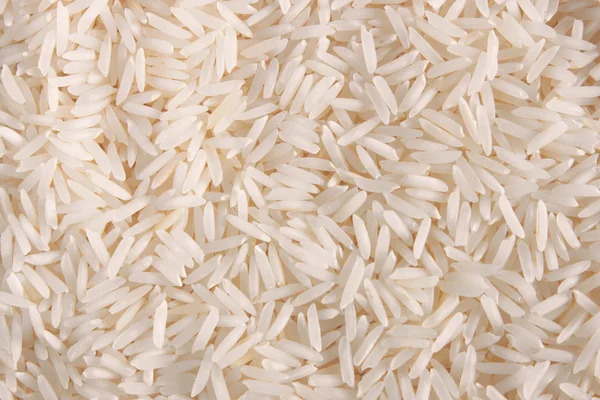 White rice background, uncooked rice, closeup. — Stock Photo, Image