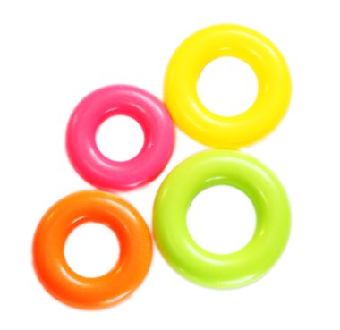 renkli Yüzme Havuzu Yüzükler