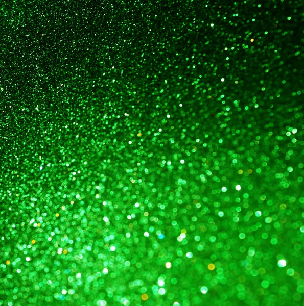 Fundo verde. Elegante fundo abstrato com bokeh luzes desfocadas — Fotografia de Stock