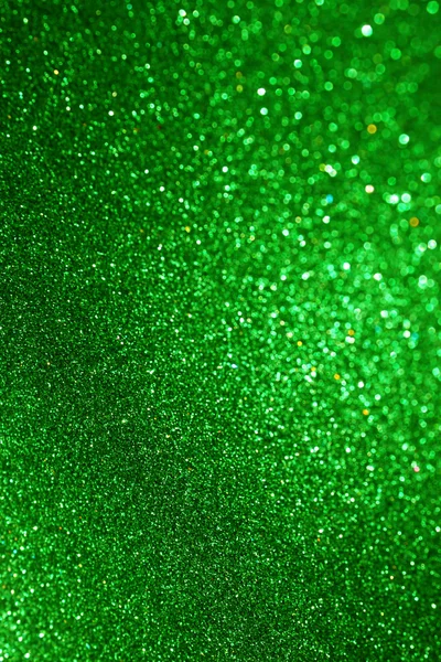 Fundo verde. Elegante fundo abstrato com bokeh luzes desfocadas — Fotografia de Stock