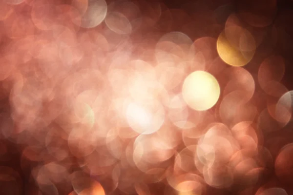 Fondo marrón. Fondo abstracto elegante con luces desenfocadas bokeh — Foto de Stock