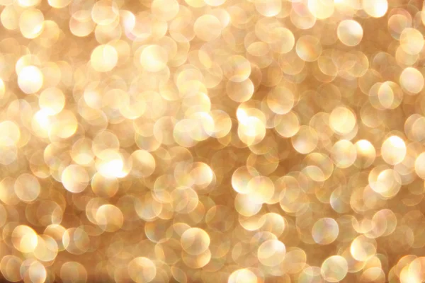 Gold funkelnde Lichter Hintergrund — Stockfoto