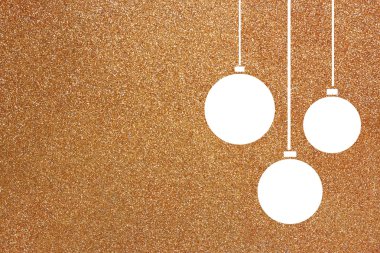 Noel arkaplanı ve noel topları