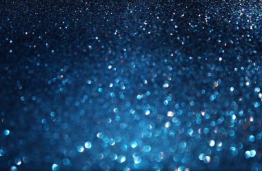 ufuk soyut Mavi ışıklar arka plan