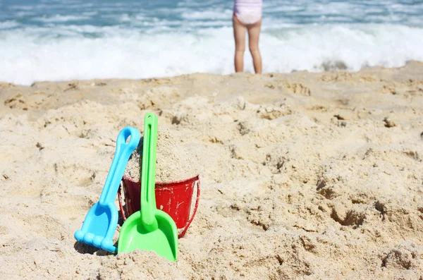 Brinquedos de praia infantis — Fotografia de Stock