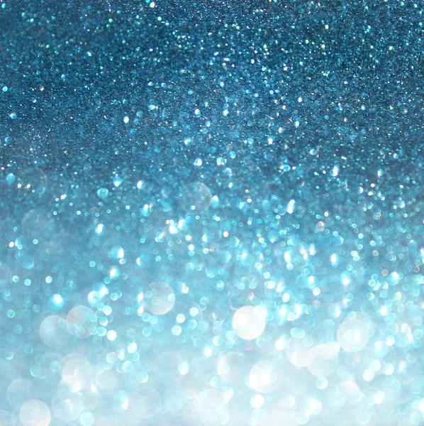 Luces Bokeh azules — Foto de Stock