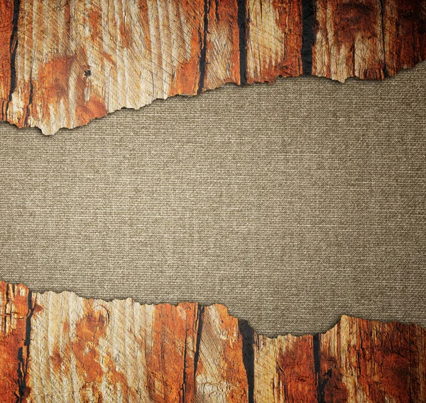 Gebarsten houten bord — Stockfoto