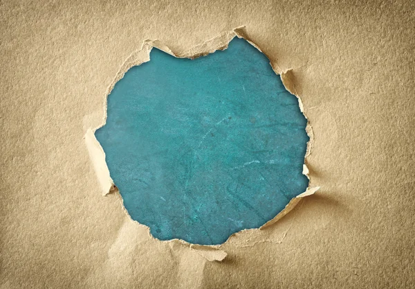 Hole made of torn paper — Stock Photo, Image