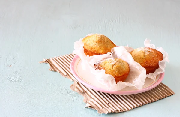 Muffin freschi fatti in casa sani — Foto Stock
