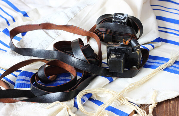 Prayer Shawl - Tallit, jewish religious symbol