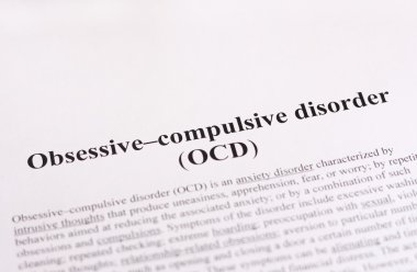 Obsessive-compulsive disorder (OCD) clipart
