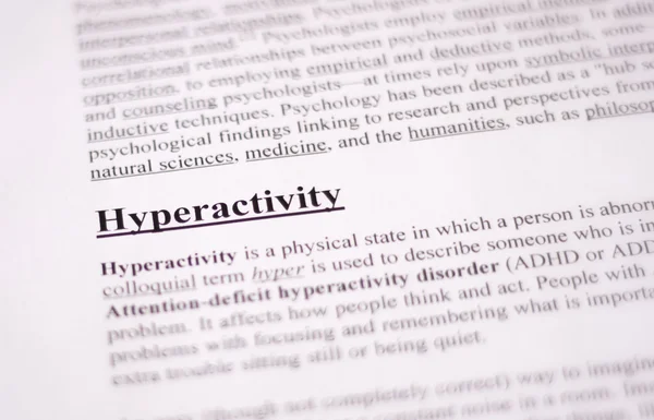 Hyperactivity — Stock Photo, Image