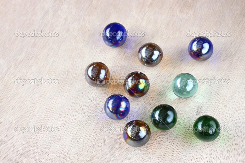 Shiny marbles