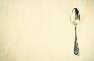 Antik gümüş kaşık