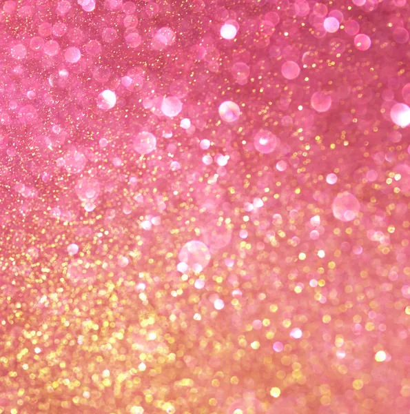 Золоті та рожеві абстрактні боке. дефокусований фон Ліцензійні Стокові Зображення