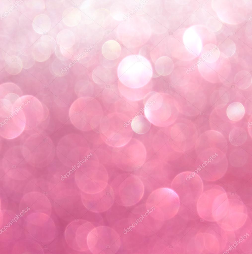 White and pink abstract bokeh lights. defocused background