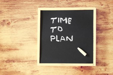 Kara tahta planlamak için zaman