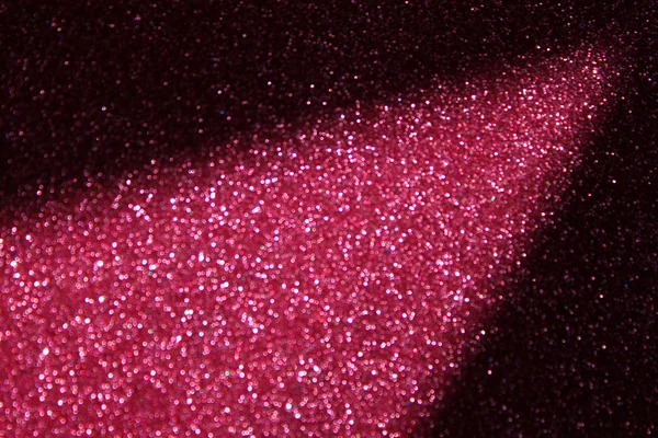 Pink glitter trail lights — Stock Photo, Image