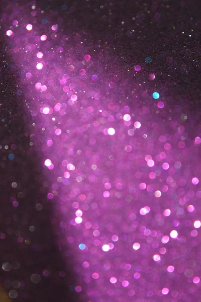 Purple and silver glitter lights. defocused lights. — Stock Photo, Image