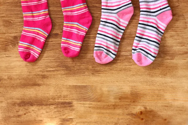 Барвисті шкарпетки — стокове фото