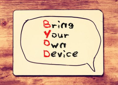 Bring your own device clipart