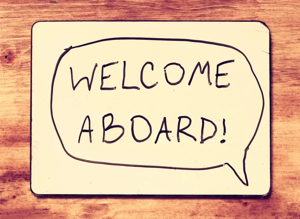 Welcome aboard — Stock Photo, Image