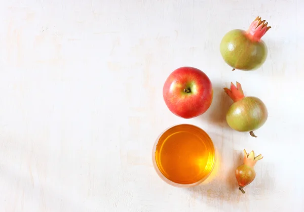 Simboli di melograno di vacanza di hashanah rosh — Foto Stock