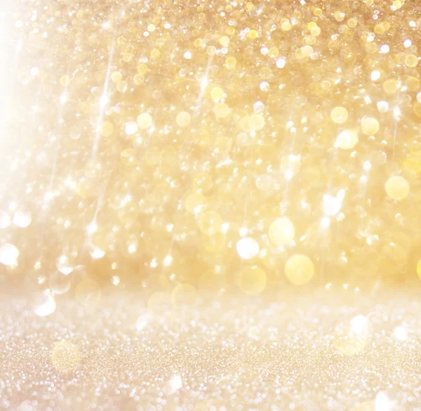 Abstract photo of light burst and glitter bokeh lights. image is blurred and filtered . — Stock Photo, Image