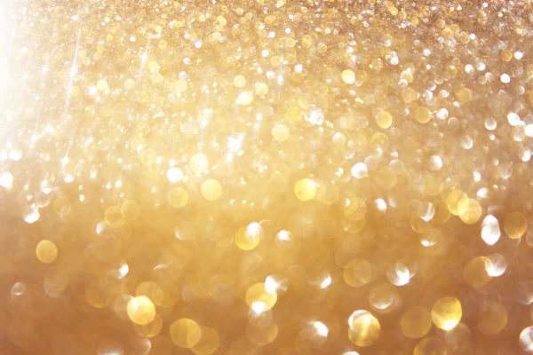 Abstract photo of light burst and glitter bokeh lights. image is blurred and filtered . — Stock Photo, Image