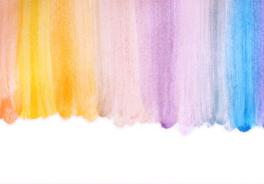 çok renkli watercilir çizgili