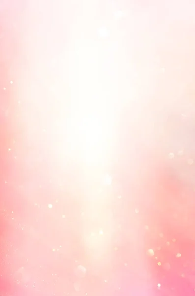 Задний План Блестки Винтажные Огни Серебро Золото Розовый Белый Рассеянность — стоковое фото