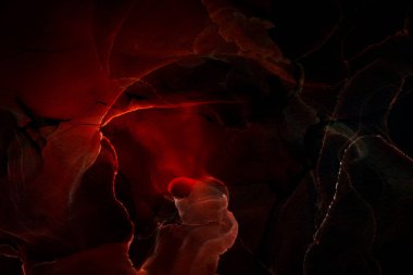 Soyut sıvı sanat resminin sanat fotoğrafçılığı