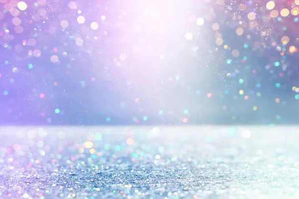 Abstract Background Glitter Vintage Lights Silver Purple White Focused — Stock Photo, Image