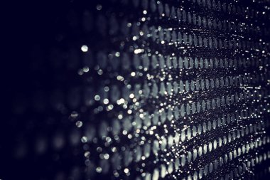 Soyut siyah ızgara polka nokta arkaplanı