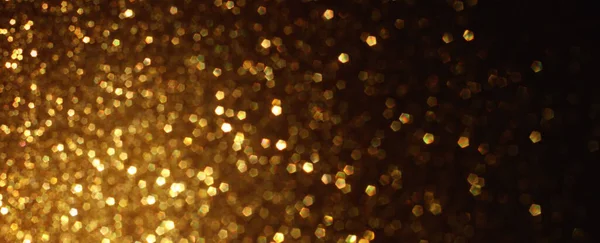 Background Abstract Gold Black Glitter Lights Defocused — Stock Photo, Image