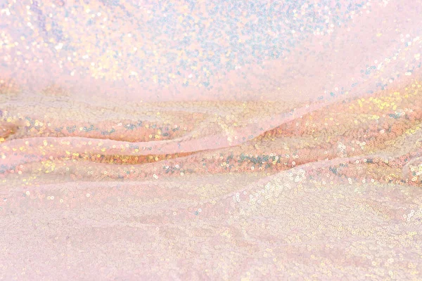 Фон Красивых Золотых Розовых Блёсток Ткани — стоковое фото