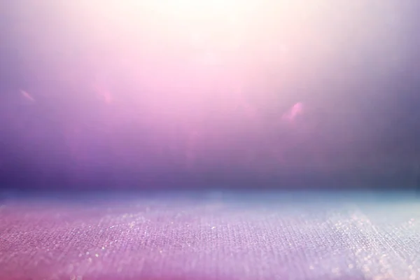 Абстрактний Фон Блискучих Старовинних Вогнів Сріблястий Фіолетовий Білий Дефокусований — стокове фото