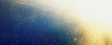 Holografik ışık ve işaret fişeğinin soyut arkaplanı