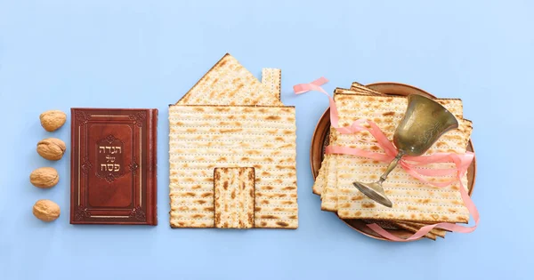 Pesah Viering Concept Joodse Pascha Vakantie Vertaling Van Traditionele Pesakh — Stockfoto