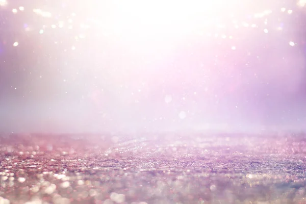 Purple Pink Glitter Vintage Lights Background Defocused — Stock Photo, Image