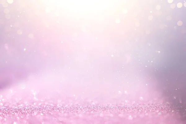 Purple Pink Glitter Vintage Lights Background Defocused — Stock Photo, Image