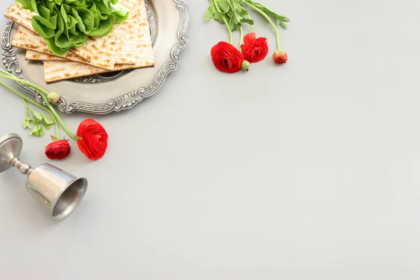 Pesah Oslava Koncept Židovský Pesach Dovolená — Stock fotografie