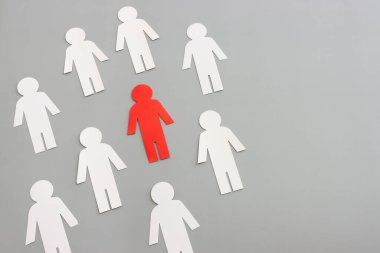 İnsan figürleri, insan kaynakları ve yönetim kavramının iş konsepti