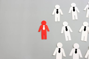 İnsan figürleri, insan kaynakları ve yönetim kavramının iş konsepti